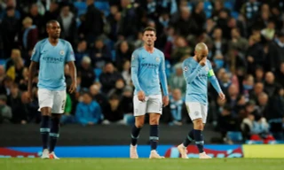 Nội bộ Man City bất hòa sau trận thua sốc Lyon.