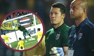 Thủ thành Kawin Thamsatchanan thất vọng về sai lầm cá nhân khiến ĐT Thái Lan bại trận.