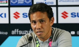 HLV Bima Sakti vẫn lạc quan dù thua Singapore.