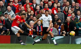 Marcus Rashford dứt điểm quyết đoán, mở tỷ số cho M.U