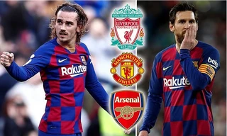 Antoine Griezmann có thể tìm cách rời Barcelona khi Messi quyết định ở lại.