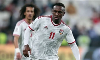 Tiền đạo Ahmed Khalil của đội tuyển UAE.