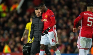 Paul Pogba bất ngờ dính chấn thương.