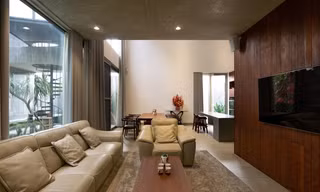 Phong cách nhiệt đới Á Đông kết hợp kiến trúc hiện đại trong căn biệt thự ven sông