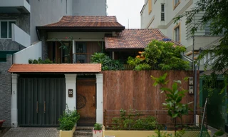 Bình yên cất giấu trong ngôi nhà hiện đại kết hợp phong cách Đông Dương