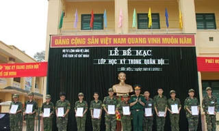 Bộ Tư lệnh Bảo vệ Lăng bế mạc 'Học kỳ quân đội'