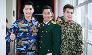 MC Nguyên Khang cùng dàn 'trai đẹp' mặc áo lính trong Gala 'Sao nhập ngũ'