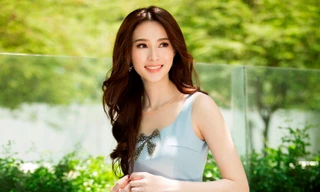 Hoa hậu Thu Thảo 'tái xuất' đẹp không tì vết sau đám cưới cổ tích