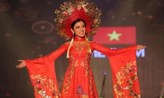 Huyền My giành Á quân top 15 trang phục dân tộc được yêu thích nhất