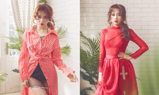 Hari Won ngày càng táo bạo với loạt váy xuyên thấu 