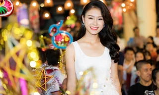 'Người đẹp truyền thông' Ngọc Vân diện đầm trắng hoá chị Hằng xinh đẹp