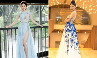 Á hậu Huyền My diện váy xẻ quyến rũ, 'đọ sắc' Thuỳ Dung tại sự kiện