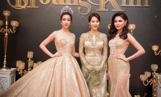 Hoa hậu Mỹ Linh, Thanh Tú, Thùy Dung đọ sắc cùng cựu Hoa hậu Hàn Quốc