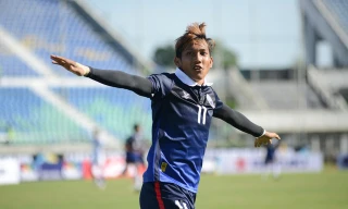 Chan Vathanaka là cầu thủ vô cùng đáng sợ với hàng thủ tuyền Việt Nam.