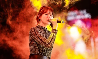 Hari Won tất bật chạy show sau khi kết hôn