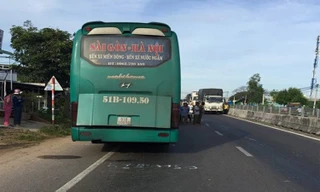 Hiện trường tai nạn.