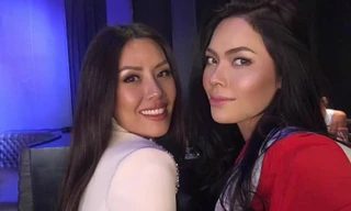 Nguyễn Thị Loan và bạn cùng phòng, Miss Universe Campuchia.