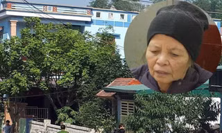 Bà Phạm Thị Xuân tại cơ quan công an.