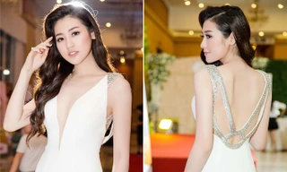 Á hậu Tú Anh tái xuất xinh đẹp sau sự cố ngã rách cằm