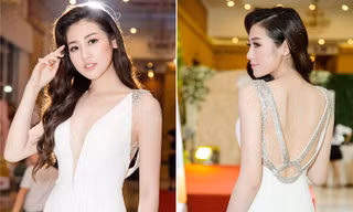Á hậu Tú Anh tái xuất xinh đẹp sau sự cố ngã rách cằm