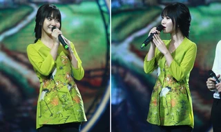 'Thánh nữ Bolero' Jang Mi mặc áo bà ba hát dân ca