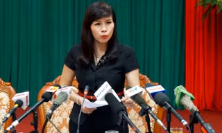 Bà Lê Mai Trang, Phó chủ tịch UBND quận Thanh Xuân. Ảnh: Báo Chất lượng Việt Nam.