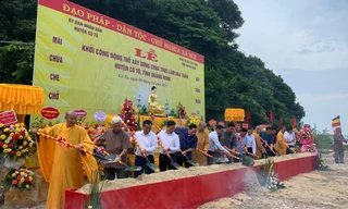 Khởi công xây dựng chùa Trúc Lâm trên đảo Trần