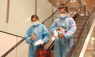 Hình ảnh sân bay Vân Đồn chính thức đón chuyến bay thương mại trở lại