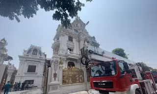 Mới nhất vụ cháy 'lâu đài' trăm tỷ ở Quảng Ninh