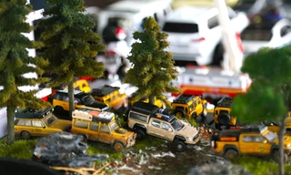 Độc đáo thú chơi xe mô hình của dân chơi đất Mỏ