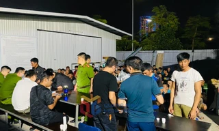 Quảng Ninh: Tổ chức xét nghiệm nhanh ma tuý tại lán trại công nhân 