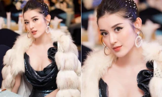 Á hậu Huyền My khoe khéo vòng một gợi cảm giữa tiết trời giá rét