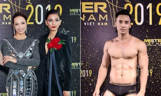 Thuý Hạnh, Trương Thị May mặc gợi cảm đi chấm thi dàn trai đẹp 'sáu múi'