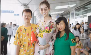 Người kế nghiệm Hương Giang lên đường thi Hoa hậu chuyển giới quốc tế