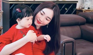 Hoa hậu Thu Thảo khoe clip con gái đáng yêu gần 1 năm tuổi