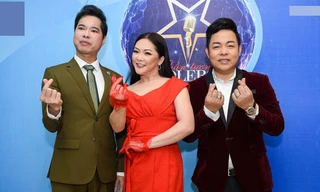 Ngọc Sơn trên ghế nóng Thần tượng Bolero cùng các đồng nghiệp Như Quỳnh, Quang Lê.