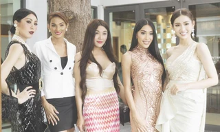 Nhật Hà xinh đẹp nổi bật giữa dàn thí sinh Hoa hậu chuyển giới quốc tế