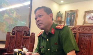 Nguyên Trưởng Công an thành phố Thanh Hóa Nguyễn Chí Phương khi còn đương chức.