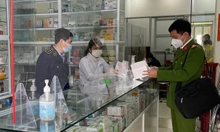 Cục Quản lý thị trường và Công an tỉnh Bắc Giang kiểm tra, xỷ lý vi phạm về bán mặt hàng chống dịch