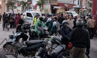 Khu vực hiện trường vụ án