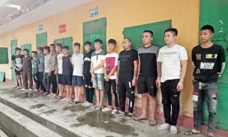 Nhóm đối tượng bị tạm giữ