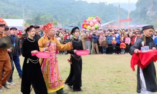 Lễ hội xuống đồng của đồng bào Tày ở Tuyên Quang