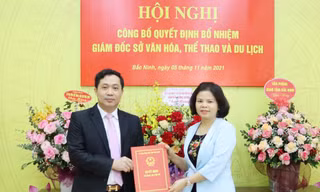 Bắc Ninh có tân Giám đốc Sở Văn hóa, Thể thao và Du lịch và Chánh văn phòng UBND tỉnh