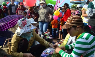 Bình Định rộn ràng chợ lộc ngày mùng một tết