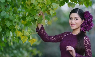 Nao lòng sắc tím Huế làm ấm mùa đông xứ Bắc