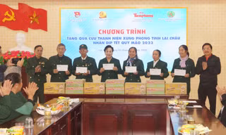 Thăm, chúc Tết hội viên Hội Cựu thanh niên xung phong tỉnh Lai Châu