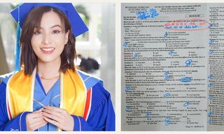 Sở hữu IELTS 8.5, Thảo Tâm vẫn "cóng tay" khi làm thử đề thi tốt nghiệp môn tiếng Anh