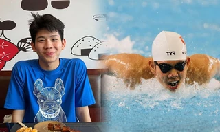 Kình ngư 17 tuổi Quang Thuấn: Em trai Ánh Viên được kỳ vọng lập kỷ lục tại SEA Games 32