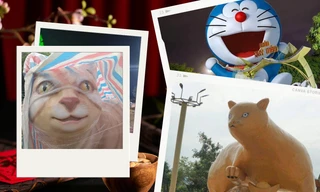 Linh vật năm Quý Mão 2023: Độc lạ mèo Thanh Hóa “tiêm filler căng da”, mèo Vũng Tàu thay da hóa hổ