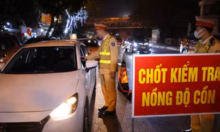Hà Nội: Nhiều tài xế vi phạm nồng độ cồn ở mức ‘khủng’ vào cuối kỳ nghỉ Tết